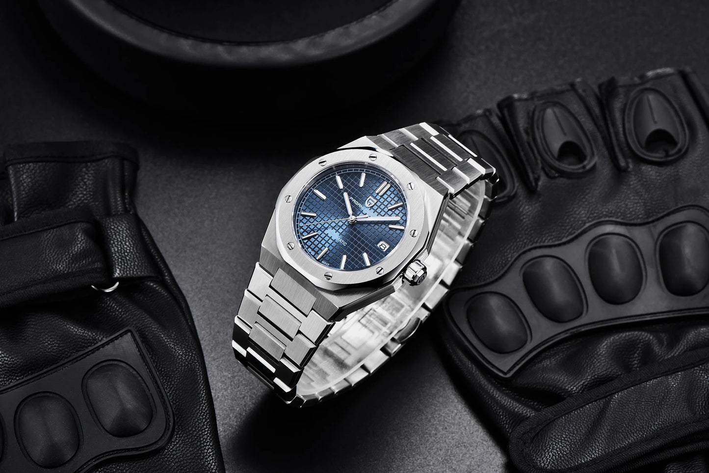Pagani Design 8215 Fashion Men's Automatic Mechanical Watch 40MM Sapphire Stainless Steel Waterproof 10Bar Night Light C3 reloj