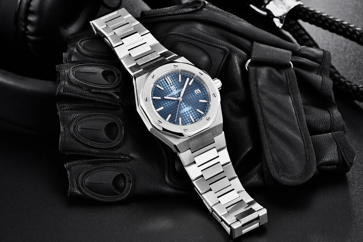 Pagani Design 8215 Fashion Men's Automatic Mechanical Watch 40MM Sapphire Stainless Steel Waterproof 10Bar Night Light C3 reloj
