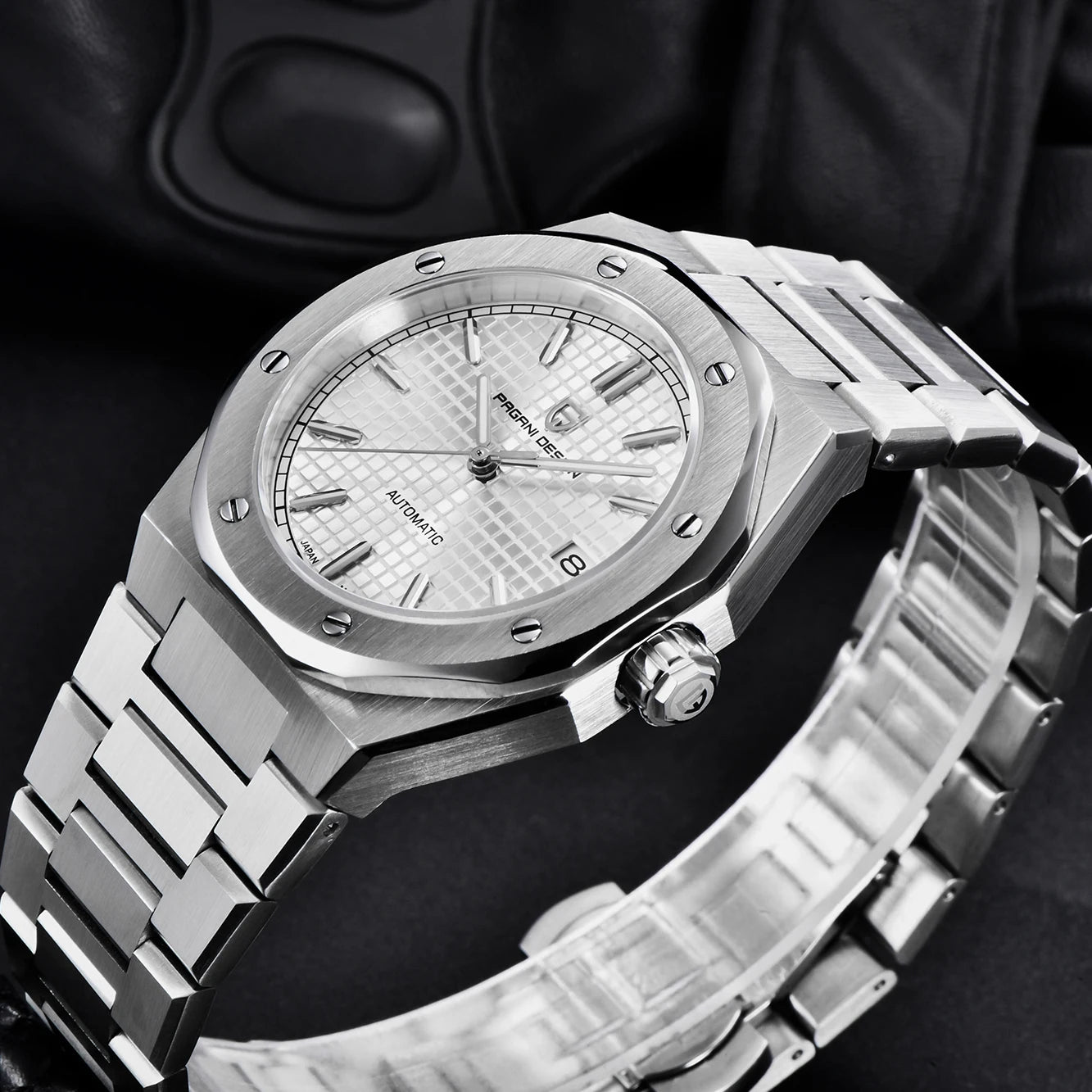 Pagani Design 8215 Fashion Men's Automatic Mechanical Watch 40MM Sapphire Stainless Steel Waterproof 10Bar Night Light C3 reloj