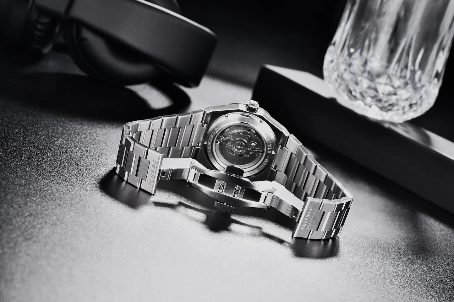 Pagani Design 8215 Fashion Men's Automatic Mechanical Watch 40MM Sapphire Stainless Steel Waterproof 10Bar Night Light C3 reloj