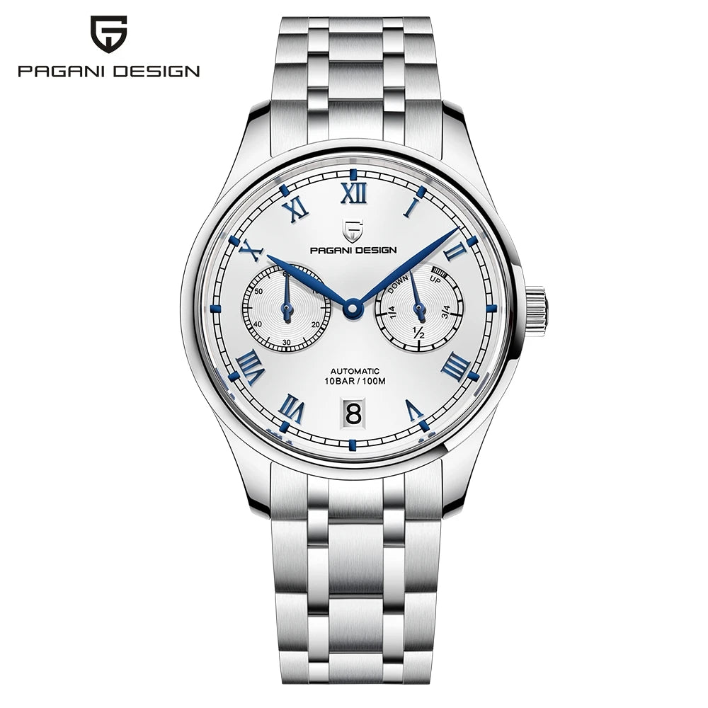 PAGANI DESIGN New Pilot Series Men Mechanical Watches Gift Luxurys Sapphire Glass Power Reserve Display Automatic Watch for Men
