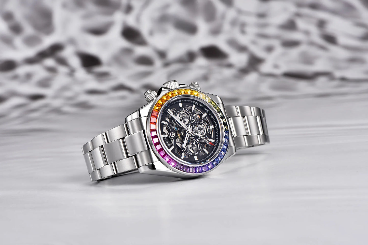 PAGANI DESIGN watch Mechanical Wristwatches for Men, Hollow Out, Chronograph Movement, Luxury, New, Original, HZ2196G ,