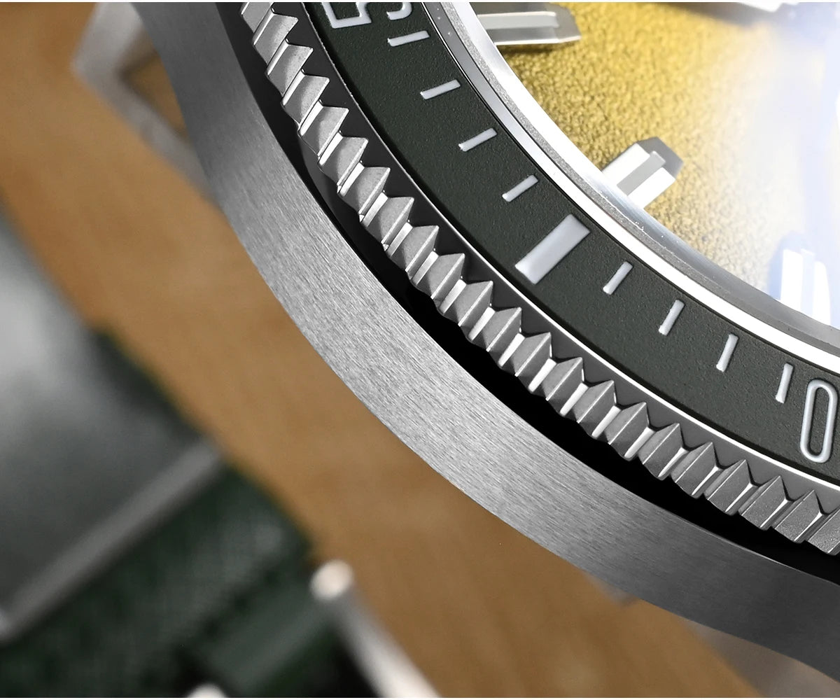 San Martin 2025 New Upgraded Version 40mm Dive Watch Men Original Design NH35 Automatic Mechanical Waterproof 200m SN0118