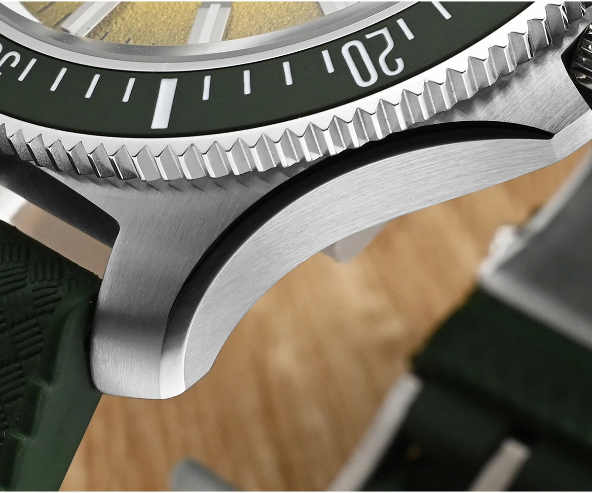 San Martin 2025 New Upgraded Version 40mm Dive Watch Men Original Design NH35 Automatic Mechanical Waterproof 200m SN0118