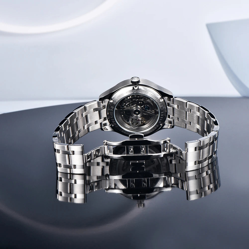 PAGANI DESIGN New Pilot Series Men Mechanical Watches Gift Luxurys Sapphire Glass Power Reserve Display Automatic Watch for Men