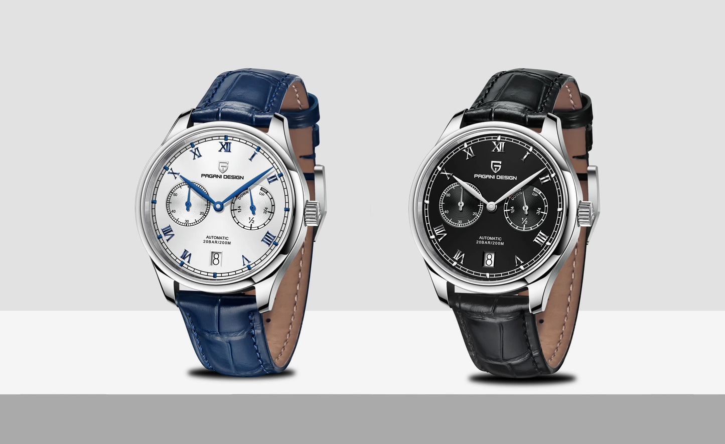 PAGANI DESIGN New Pilot Series Men Mechanical Watches Gift Luxurys Sapphire Glass Power Reserve Display Automatic Watch for Men