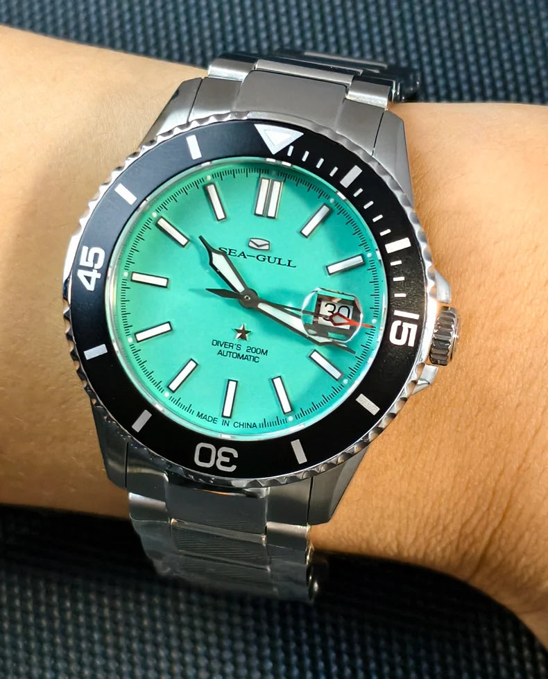 Seagull Ocean Series Men Watch Diver 20Bar Waterproof Automatic Mechanical Watch Sapphire Watch Luminous Wristwatch Luxury 1523A