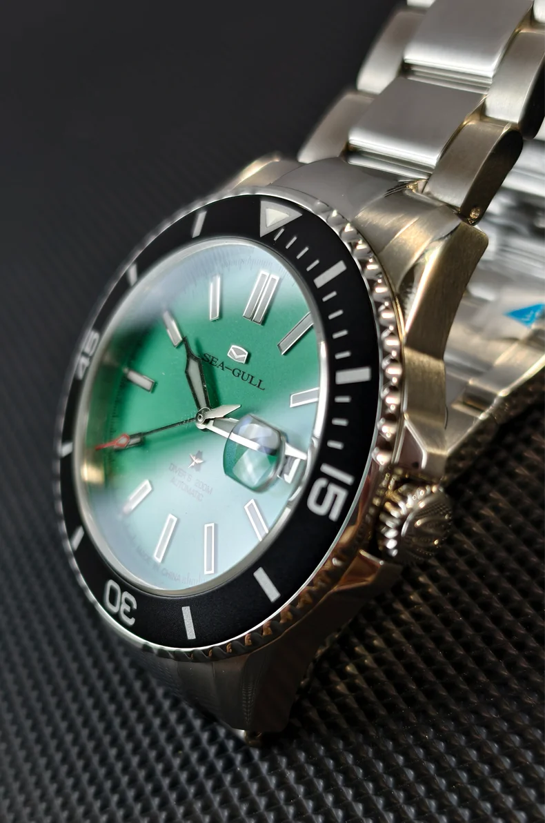 Seagull Ocean Series Men Watch Diver 20Bar Waterproof Automatic Mechanical Watch Sapphire Watch Luminous Wristwatch Luxury 1523A