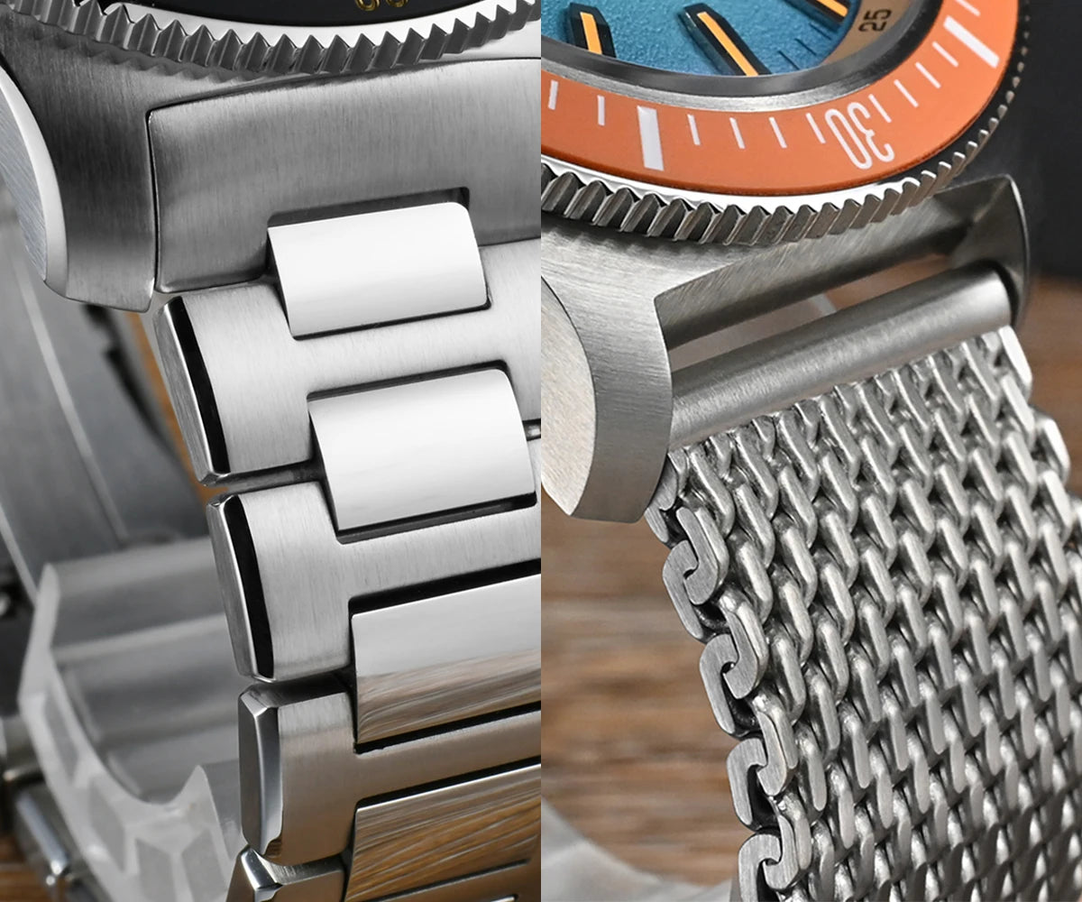 San Martin 2025 New Upgraded Version 40mm Dive Watch Men Original Design NH35 Automatic Mechanical Waterproof 200m SN0118