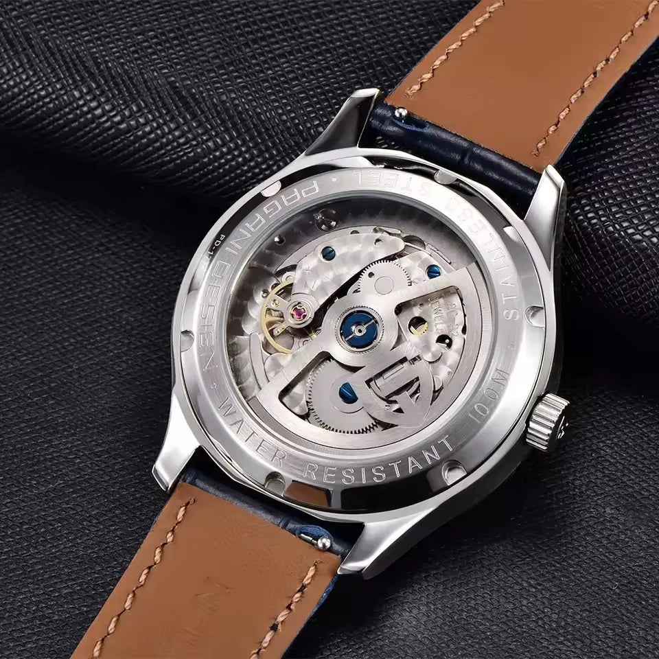 PAGANI DESIGN New Pilot Series Men Mechanical Watches Gift Luxurys Sapphire Glass Power Reserve Display Automatic Watch for Men