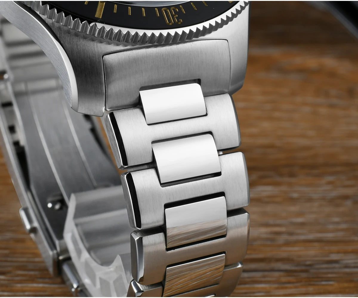 San Martin 2025 New Upgraded Version 40mm Dive Watch Men Original Design NH35 Automatic Mechanical Waterproof 200m SN0118