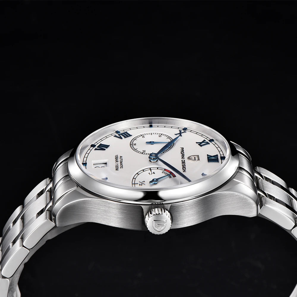 PAGANI DESIGN New Pilot Series Men Mechanical Watches Gift Luxurys Sapphire Glass Power Reserve Display Automatic Watch for Men
