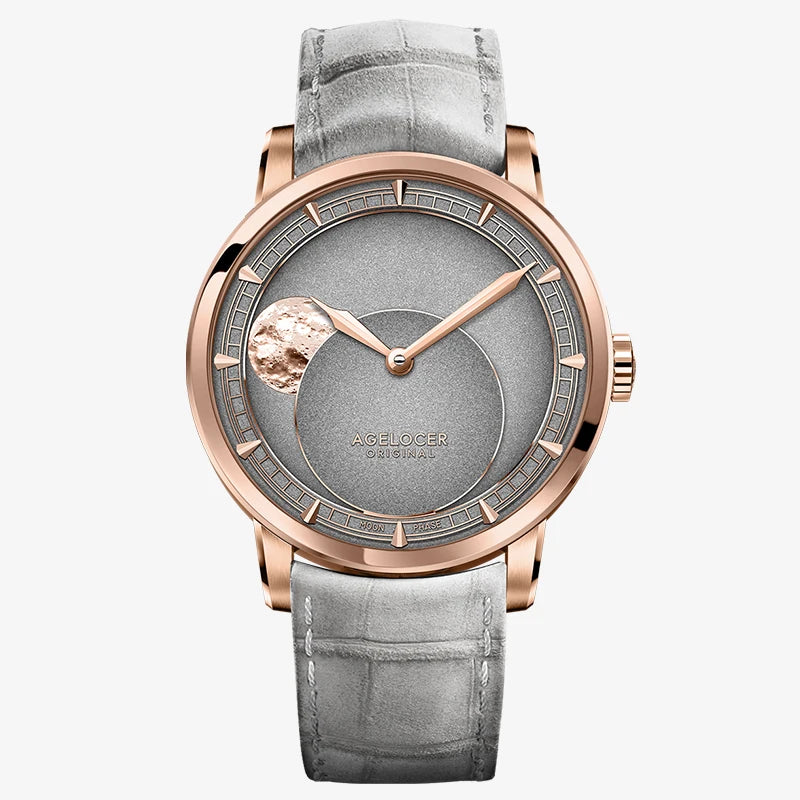 AGELOCER Major Breakthrough 29.51-Days MoonPhase Original Astronomer Men's Mechanical Watch Birthday Gift for Men