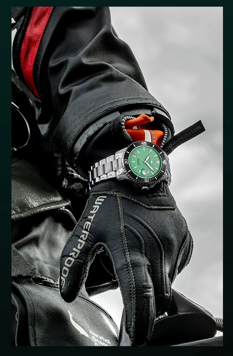 Seagull Ocean Series Men Watch Diver 20Bar Waterproof Automatic Mechanical Watch Sapphire Watch Luminous Wristwatch Luxury 1523A