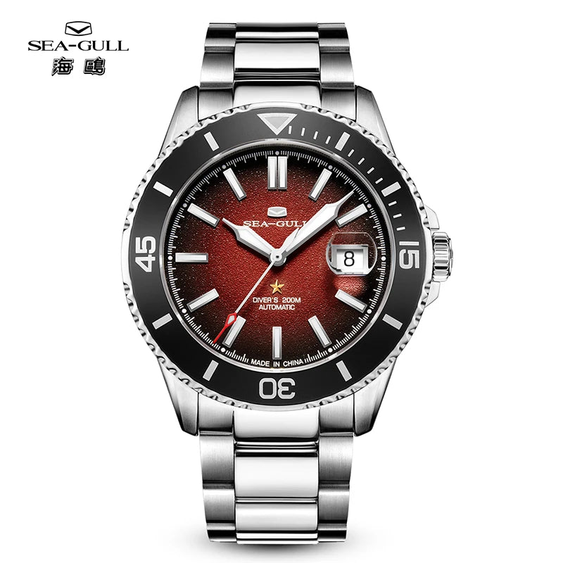 Seagull Ocean Series Men Watch Diver 20Bar Waterproof Automatic Mechanical Watch Sapphire Watch Luminous Wristwatch Luxury 1523A