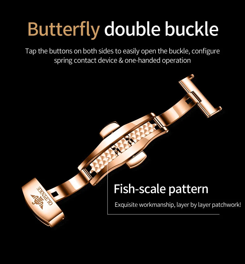 OUPINKE 3189 Mens Watch Original Brand Automatic Mechanical Watch Waterproof Luminous Watches Luxury Men Multifunctional Watches