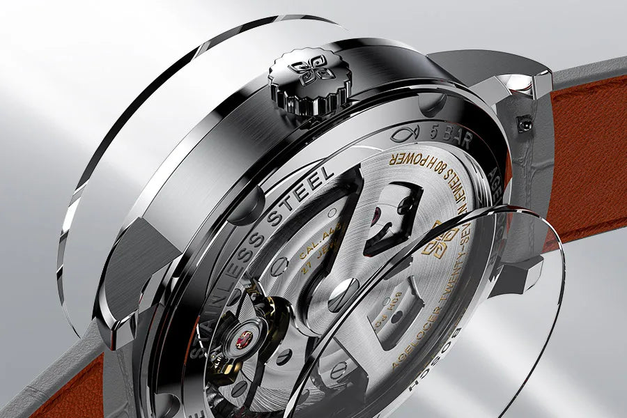 AGELOCER Major Breakthrough 29.51-Days MoonPhase Original Astronomer Men's Mechanical Watch Birthday Gift for Men