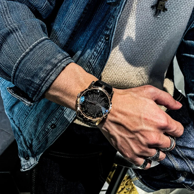 Quartz Watches for men Twelve Knights of the Round Table high quality Men's Watch man sports luxury brands waterproof men's