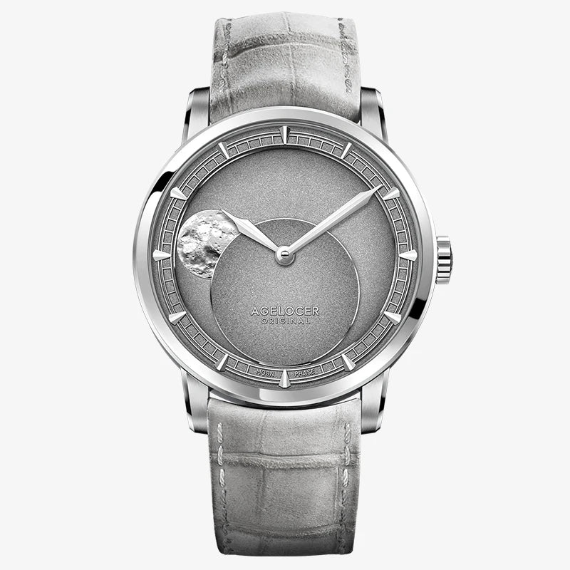 AGELOCER Major Breakthrough 29.51-Days MoonPhase Original Astronomer Men's Mechanical Watch Birthday Gift for Men