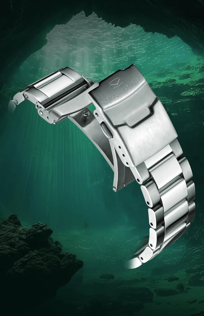 Seagull Ocean Series Men Watch Diver 20Bar Waterproof Automatic Mechanical Watch Sapphire Watch Luminous Wristwatch Luxury 1523A