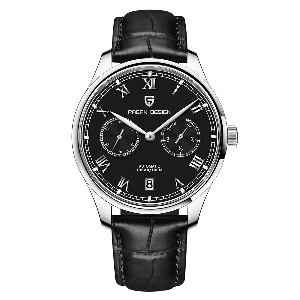 PAGANI DESIGN New Pilot Series Men Mechanical Watches Gift Luxurys Sapphire Glass Power Reserve Display Automatic Watch for Men