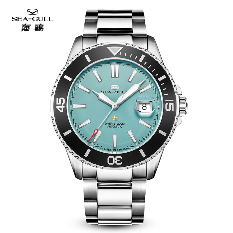 Seagull Ocean Series Men Watch Diver 20Bar Waterproof Automatic Mechanical Watch Sapphire Watch Luminous Wristwatch Luxury 1523A