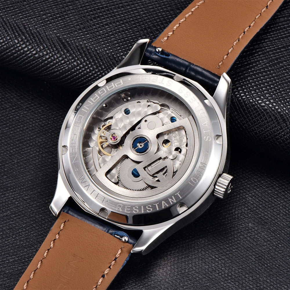 PAGANI DESIGN New Pilot Series Men Mechanical Watches Gift Luxurys Sapphire Glass Power Reserve Display Automatic Watch for Men