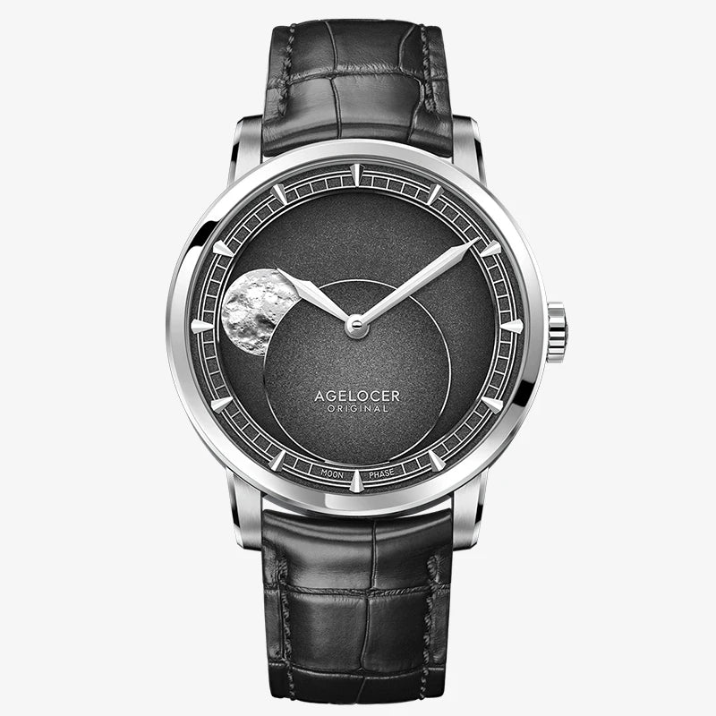 AGELOCER Major Breakthrough 29.51-Days MoonPhase Original Astronomer Men's Mechanical Watch Birthday Gift for Men
