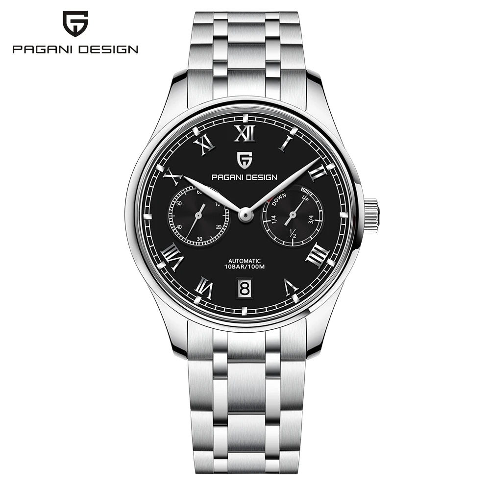 PAGANI DESIGN New Pilot Series Men Mechanical Watches Gift Luxurys Sapphire Glass Power Reserve Display Automatic Watch for Men