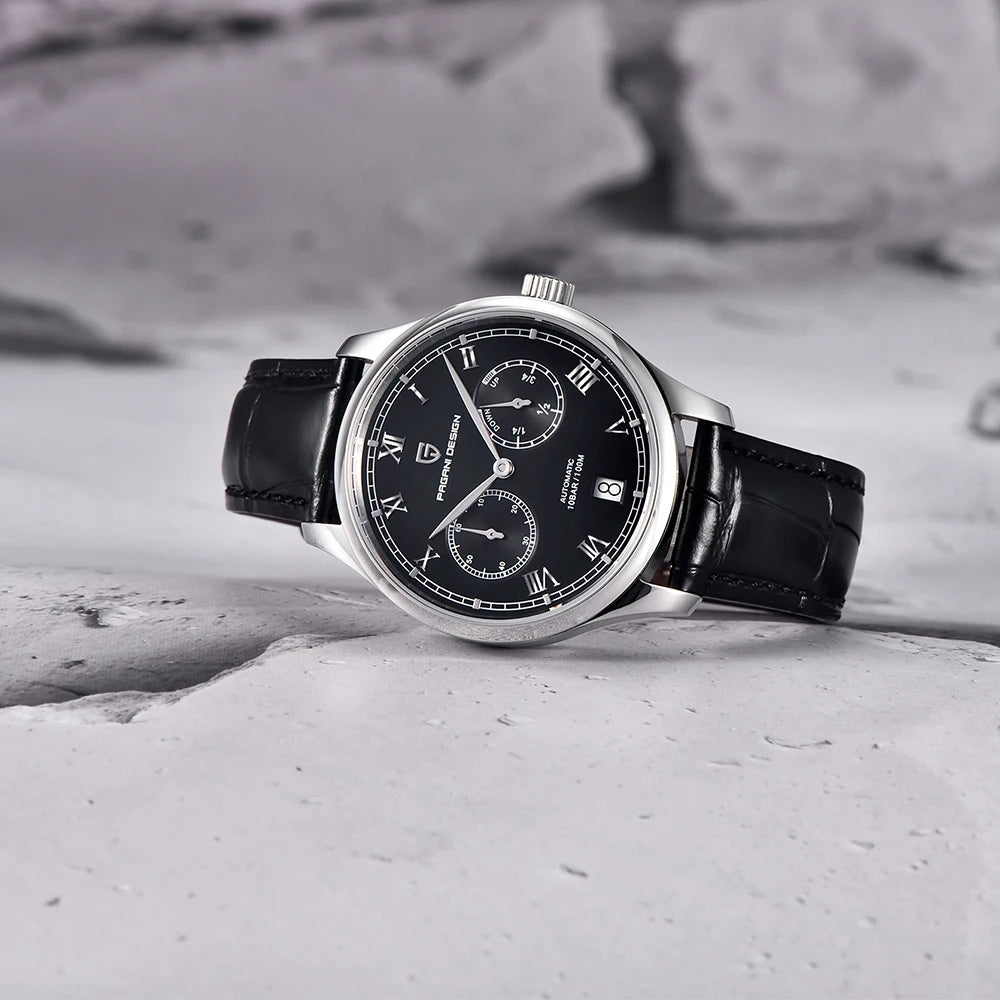 PAGANI DESIGN New Pilot Series Men Mechanical Watches Gift Luxurys Sapphire Glass Power Reserve Display Automatic Watch for Men