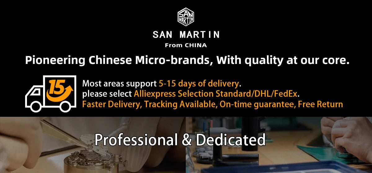 San Martin 2025 New Upgraded Version 40mm Dive Watch Men Original Design NH35 Automatic Mechanical Waterproof 200m SN0118