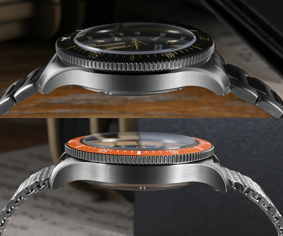 San Martin 2025 New Upgraded Version 40mm Dive Watch Men Original Design NH35 Automatic Mechanical Waterproof 200m SN0118