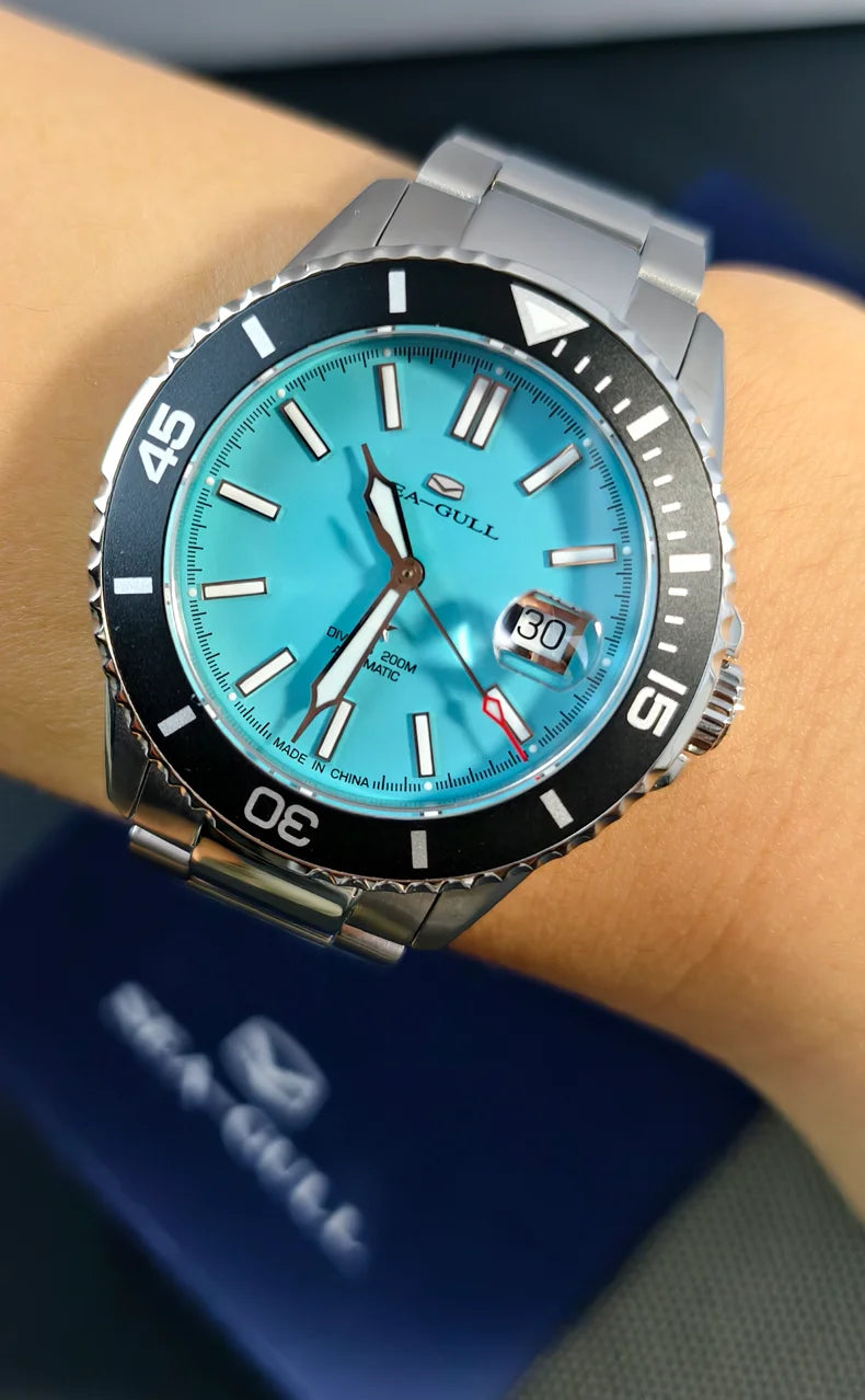 Seagull Ocean Series Men Watch Diver 20Bar Waterproof Automatic Mechanical Watch Sapphire Watch Luminous Wristwatch Luxury 1523A
