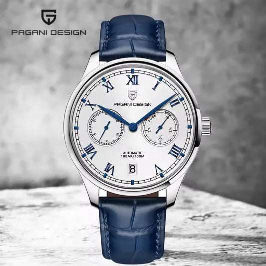 PAGANI DESIGN New Pilot Series Men Mechanical Watches Gift Luxurys Sapphire Glass Power Reserve Display Automatic Watch for Men